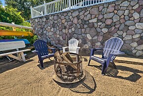 Lakefront Newaygo Home - Private Dock, Kayaks