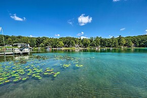 Lakefront Newaygo Home - Private Dock, Kayaks