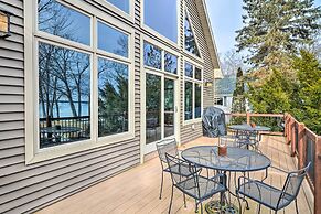 Lakefront Roscommon Home w/ Game Room & Dock!