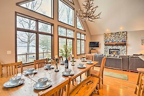 Lakefront Roscommon Home w/ Game Room & Dock!