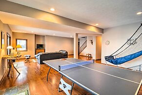 Lakefront Roscommon Home w/ Game Room & Dock!