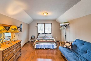 Lakefront Roscommon Home w/ Game Room & Dock!