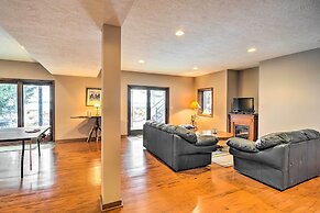Lakefront Roscommon Home w/ Game Room & Dock!