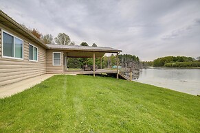 Waterfront Evart Getaway w/ Fire Pit on 82 Acres!