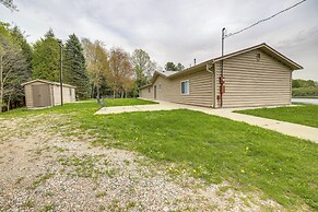 Waterfront Evart Getaway w/ Fire Pit on 82 Acres!