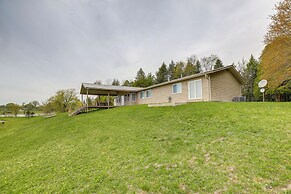 Waterfront Evart Getaway w/ Fire Pit on 82 Acres!