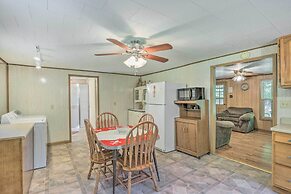 Porch & On-site Creek: Marshall Cabin Retreat