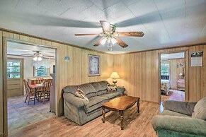 Porch & On-site Creek: Marshall Cabin Retreat