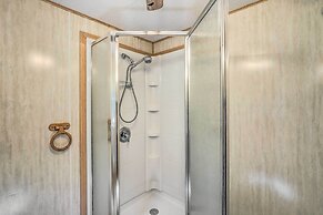 Porch & On-site Creek: Marshall Cabin Retreat