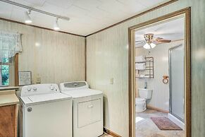 Porch & On-site Creek: Marshall Cabin Retreat