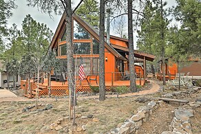 1 Mi to Lake: Secluded Cabin w/ Deck in Munds Park
