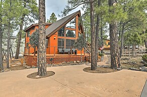 1 Mi to Lake: Secluded Cabin w/ Deck in Munds Park