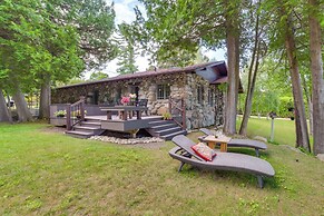 Upscale Earl Young Charlevoix Cottage w/ Deck!