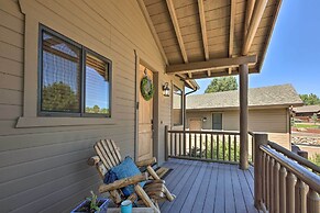 Sunny Show Low Home: Deck, BBQ & Golf Course Views