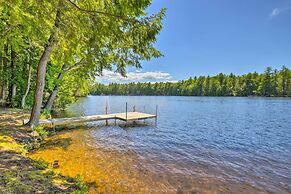 Maine Lakefront Escape: Dock, Watercraft, Fire Pit