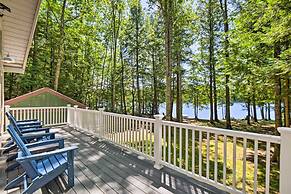 Maine Lakefront Escape: Dock, Watercraft, Fire Pit
