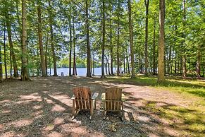 Maine Lakefront Escape: Dock, Watercraft, Fire Pit