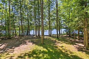 Maine Lakefront Escape: Dock, Watercraft, Fire Pit