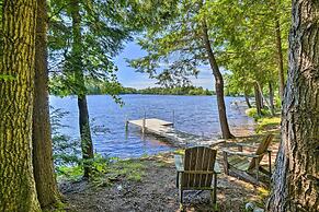 Maine Lakefront Escape: Dock, Watercraft, Fire Pit