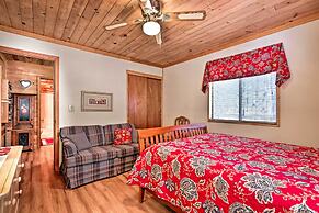 Cozy Cabin w/ Fireplace, Covered Deck & Gas Grill!