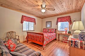 Cozy Cabin w/ Fireplace, Covered Deck & Gas Grill!