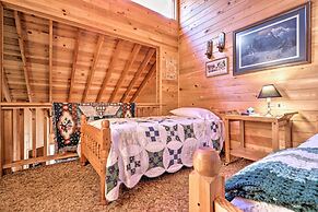 Cozy Cabin w/ Fireplace, Covered Deck & Gas Grill!
