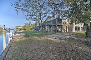 Fish at Canalfront Bay St Louis Home - Dock & Deck