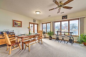 Lakefront Retreat on 18 Acres w/ Hot Tub!