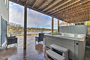 Lakefront Retreat on 18 Acres w/ Hot Tub!