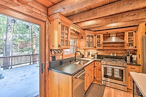 5 Mi to Hiking: Custom Cabin w/ Deck in Arnold!