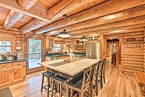 5 Mi to Hiking: Custom Cabin w/ Deck in Arnold!