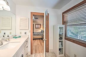 5 Mi to Hiking: Custom Cabin w/ Deck in Arnold!