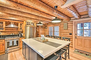 5 Mi to Hiking: Custom Cabin w/ Deck in Arnold!