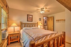 5 Mi to Hiking: Custom Cabin w/ Deck in Arnold!