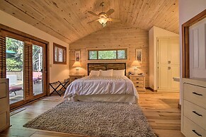 5 Mi to Hiking: Custom Cabin w/ Deck in Arnold!