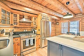 5 Mi to Hiking: Custom Cabin w/ Deck in Arnold!