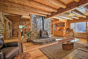 5 Mi to Hiking: Custom Cabin w/ Deck in Arnold!