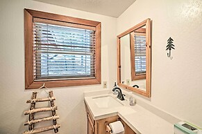 5 Mi to Hiking: Custom Cabin w/ Deck in Arnold!