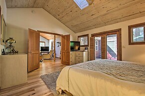 5 Mi to Hiking: Custom Cabin w/ Deck in Arnold!