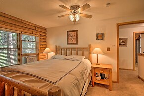 5 Mi to Hiking: Custom Cabin w/ Deck in Arnold!