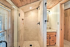 5 Mi to Hiking: Custom Cabin w/ Deck in Arnold!