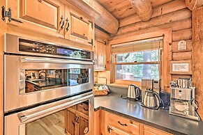 5 Mi to Hiking: Custom Cabin w/ Deck in Arnold!