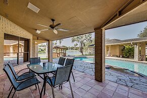 Pool & Game Room: Waterfront Harlingen Home