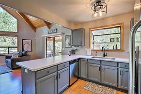 Fire Pit & Furnished Deck: Modern Munds Park Cabin