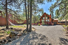 Fire Pit & Furnished Deck: Modern Munds Park Cabin