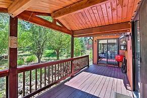 Fire Pit & Furnished Deck: Modern Munds Park Cabin