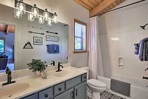 Fire Pit & Furnished Deck: Modern Munds Park Cabin