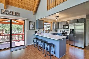 Fire Pit & Furnished Deck: Modern Munds Park Cabin