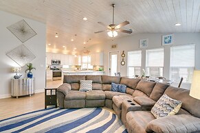Luxe Home w/ Deck in Crystal Beach!