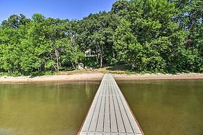 Waterfront Leech Lake Cabin w/ Dock, Fire Pit